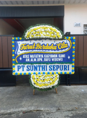 Papan Bunga Duka di Pebatuan